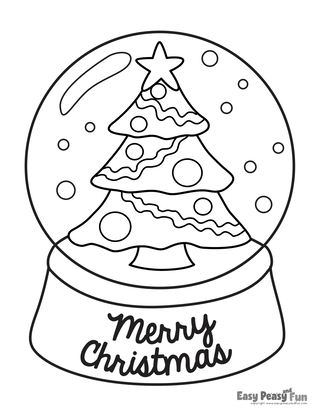 Printable christmas coloring pages