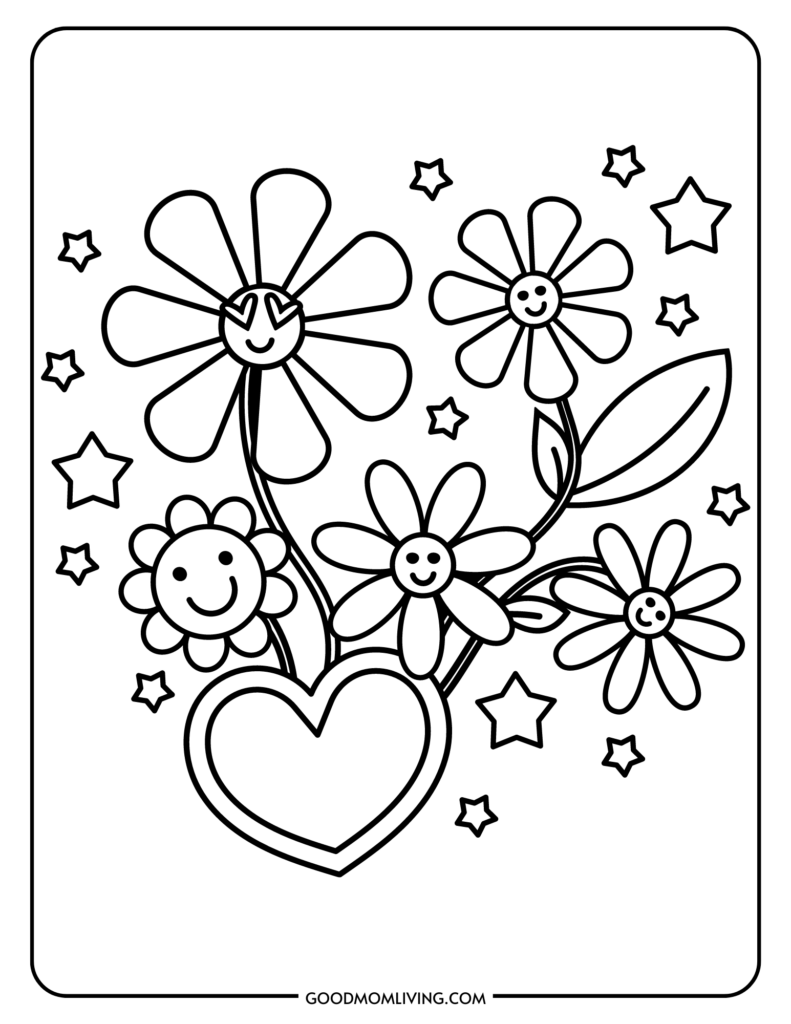 Free aesthetic coloring pages printable sheets