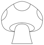 Mushrooms coloring pages free coloring pages