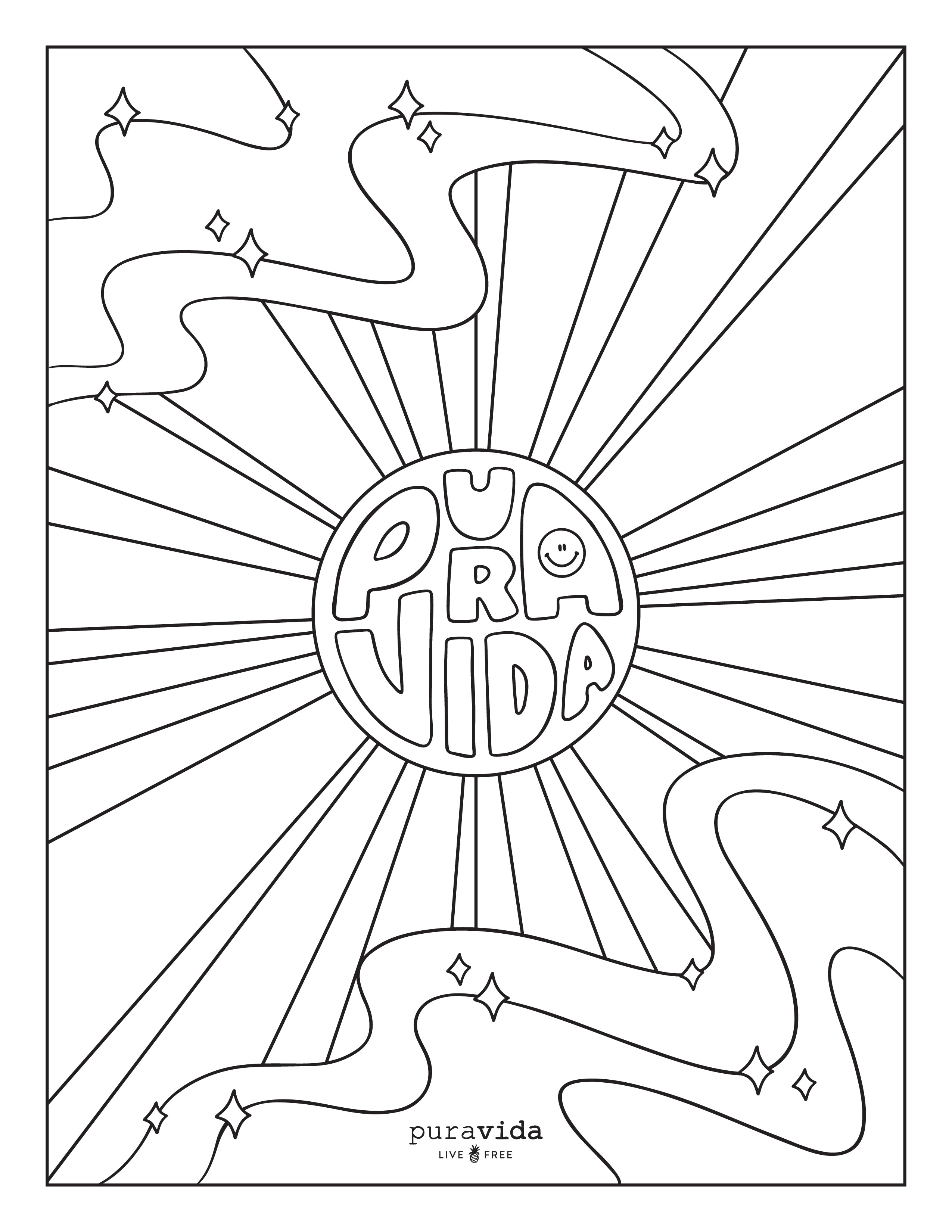 Spring coloring sheets