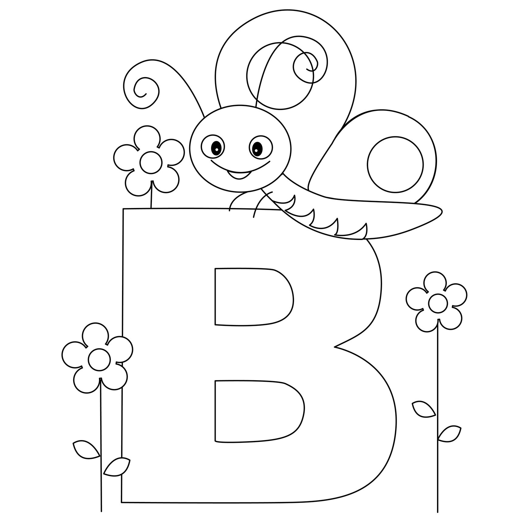 Free printable alphabet coloring pages for kids