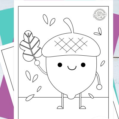 Free printable acorn coloring pages kids activities blog