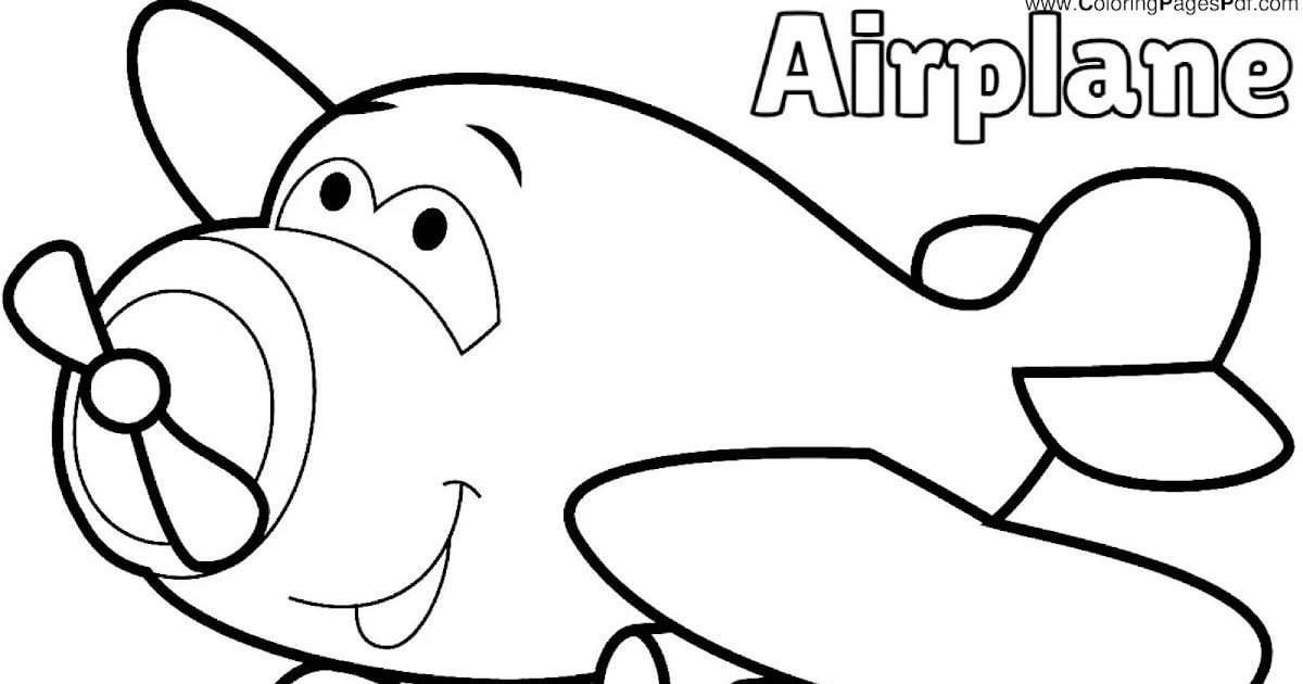 Airplane coloring pages for preschool rcoloringpagespdf