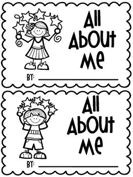 All about me student book all about me book all about me preschool about me activities