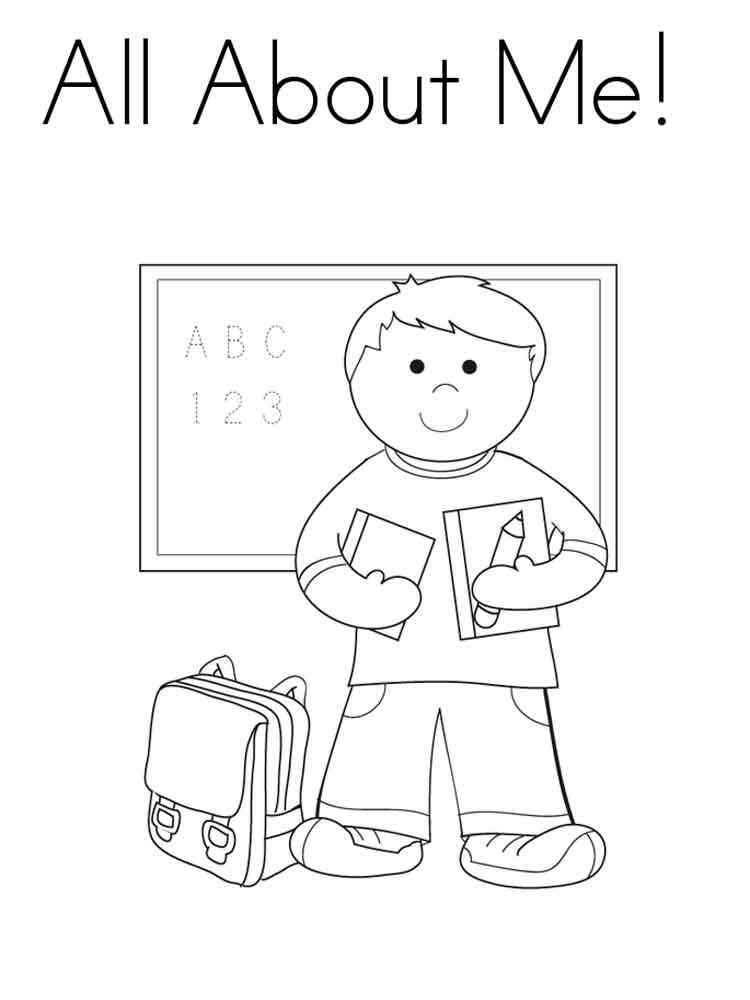 All about me coloring pages