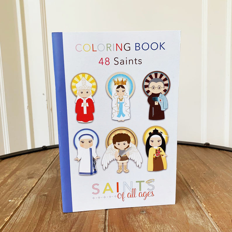 Catholic saints coloring book â unique catholic gifts