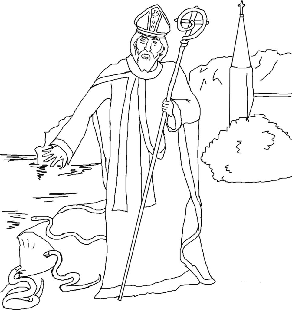 All saints day coloring page activity shelter