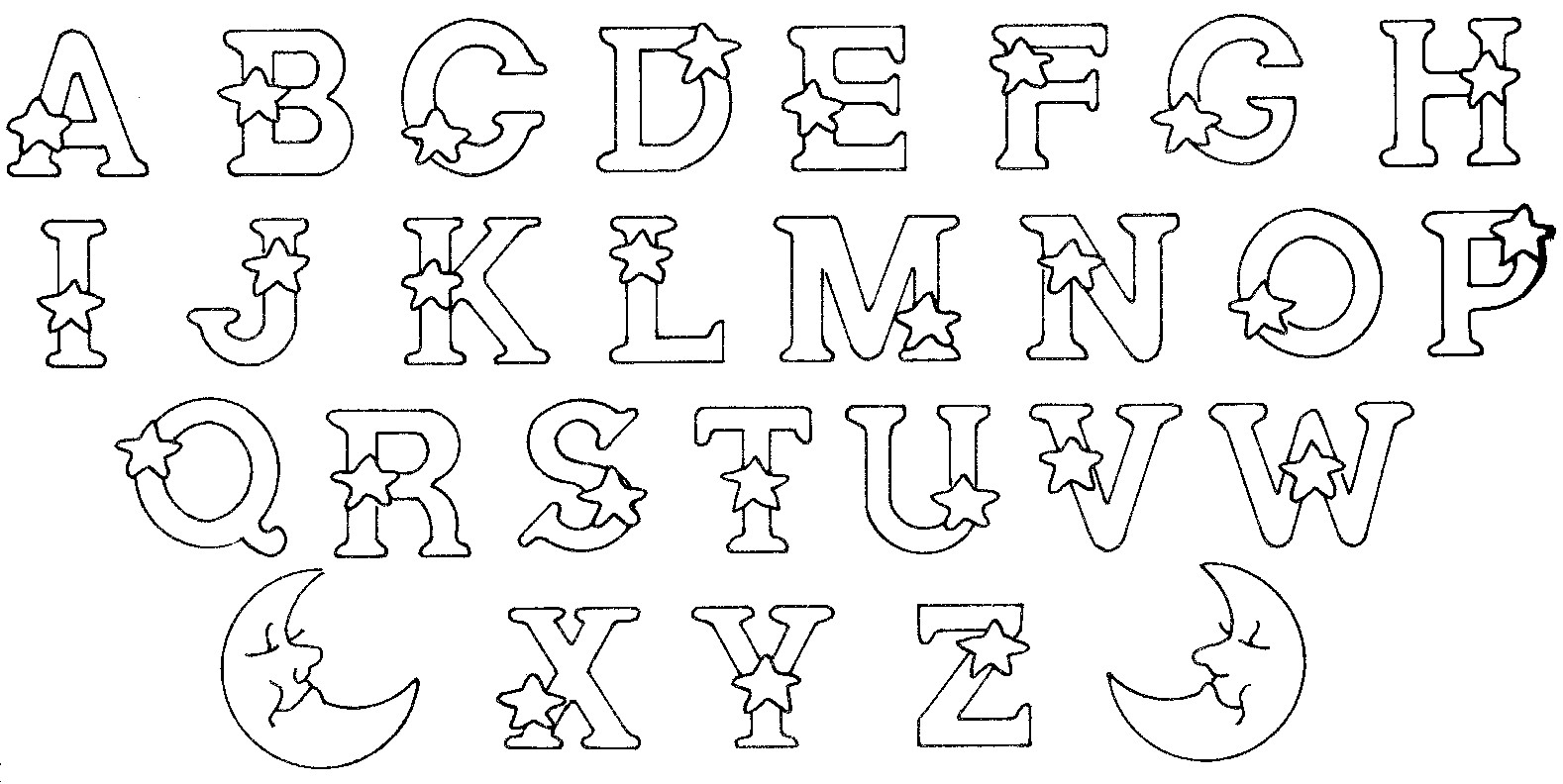 Coloriage alphabet