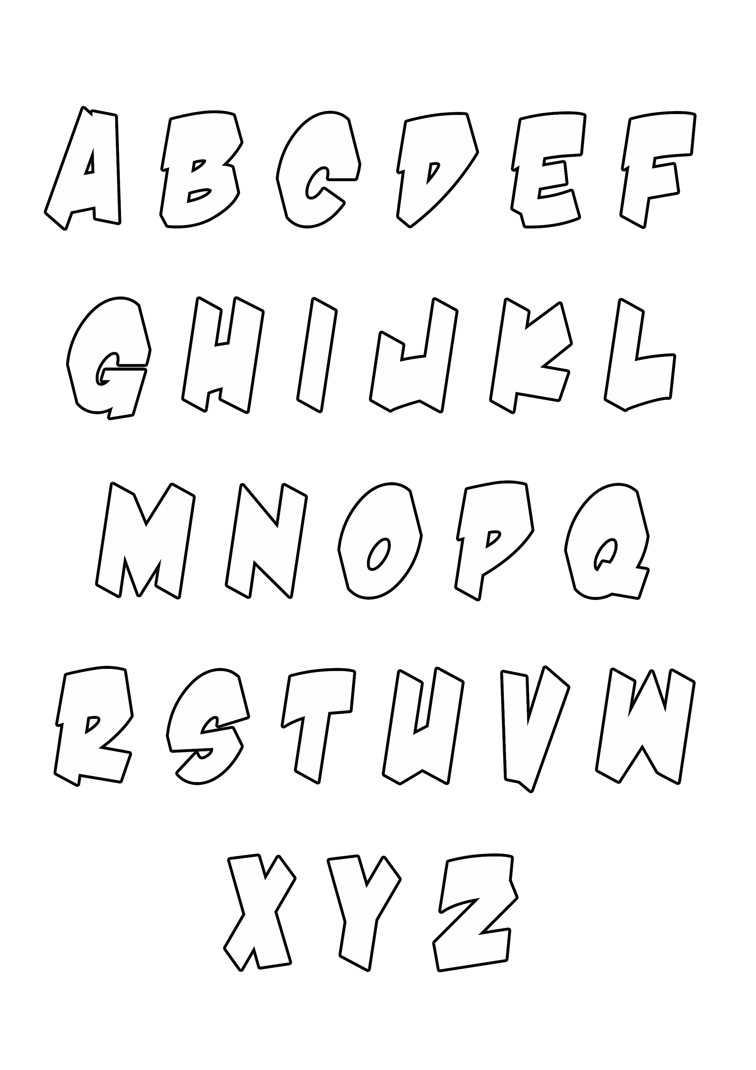 Simple alphabet