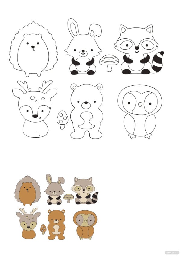 Animal colouring pages free download print