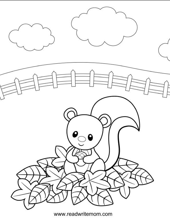 Free printable fall coloring pages for kids