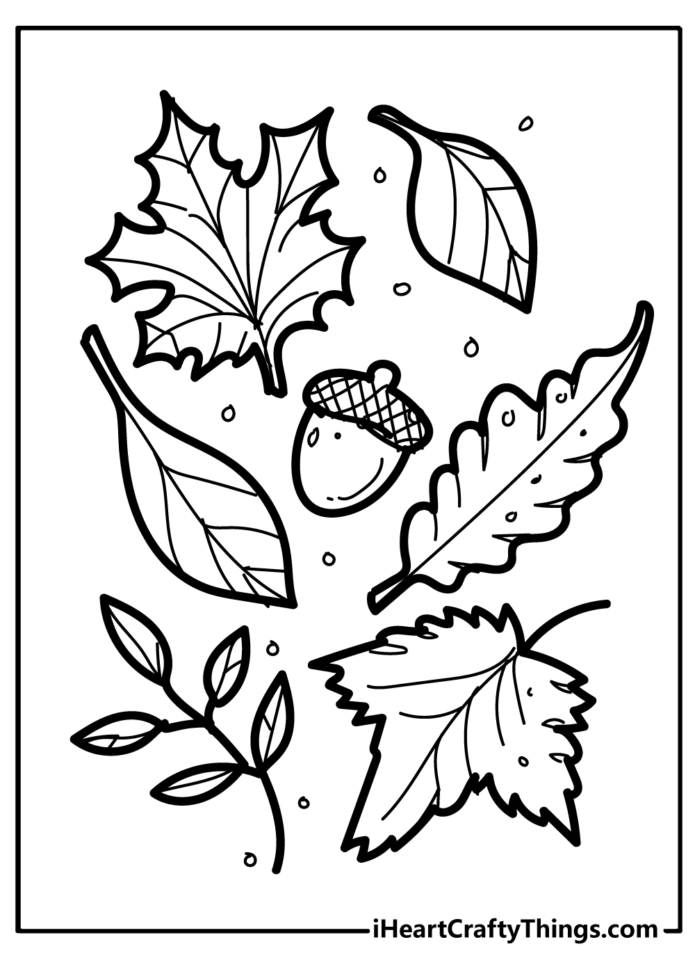 Fall coloring pages free printables