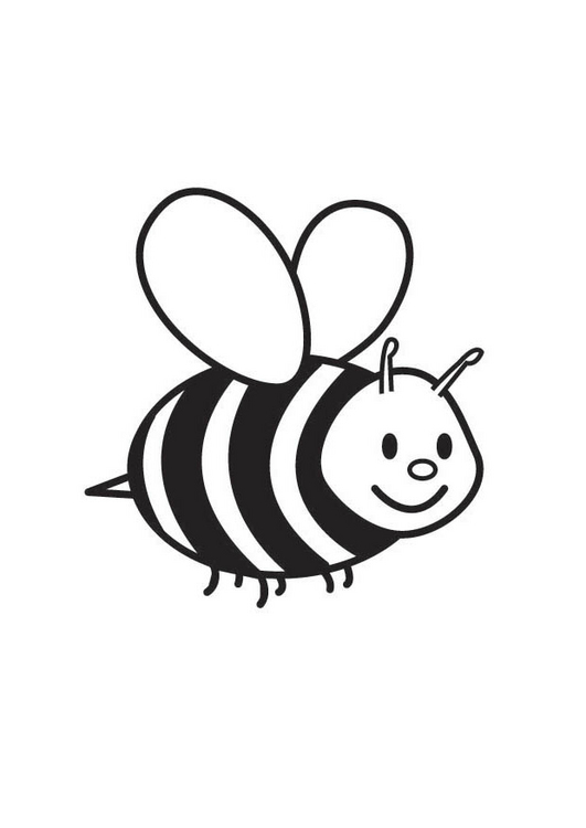 Free printable bumble bee coloring pages for kids