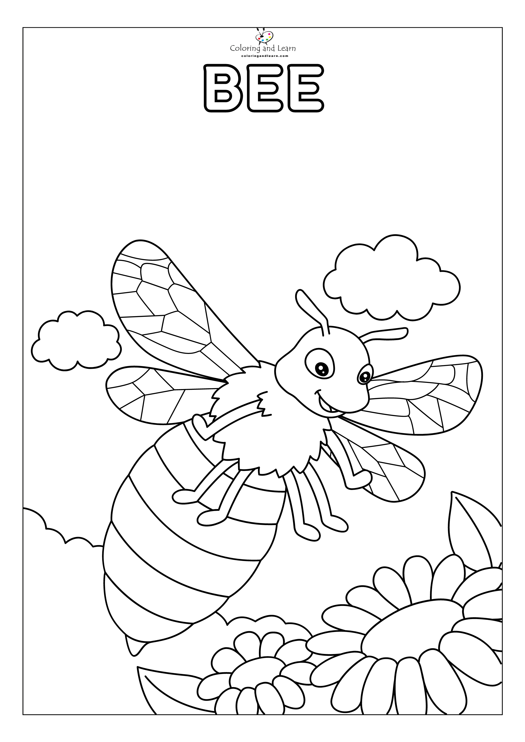 Preschool garden coloring pages