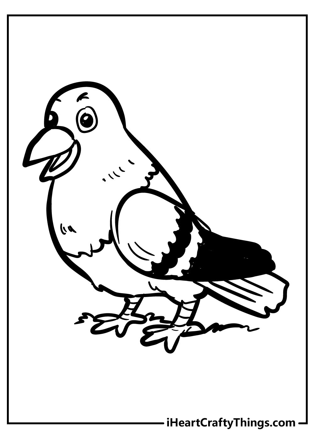 Bird coloring pages free printables