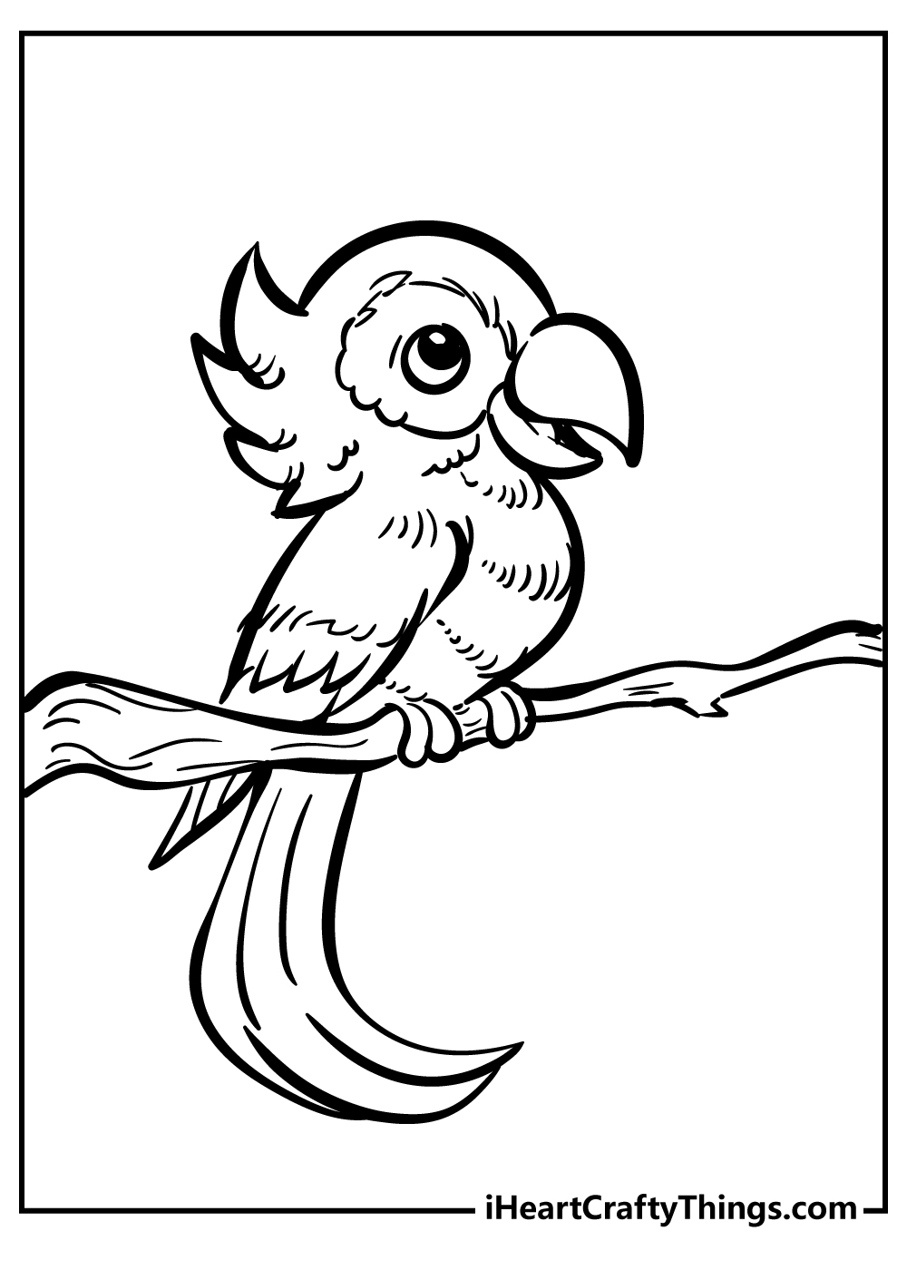 Bird coloring pages free printables