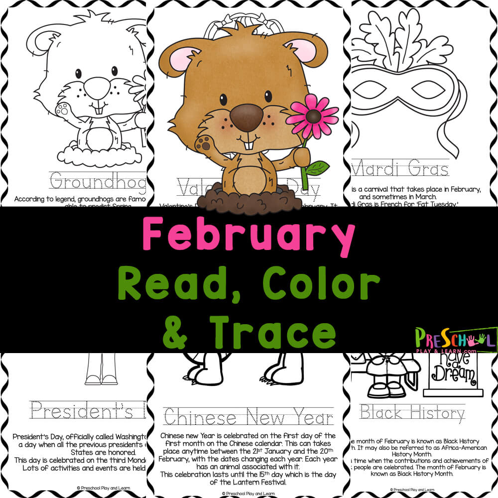 Ð february coloring pages for preschoolers