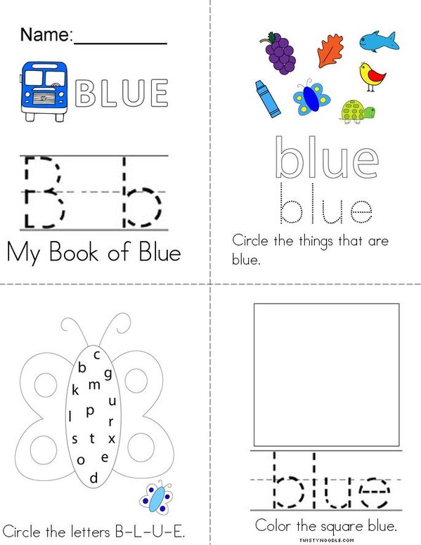 Engaging preschool activities to explore the color blue