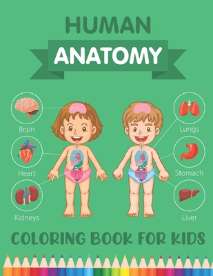 Human anatomy coloring book for kids over human body parts coloring pages