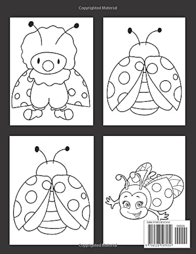 Ladybug coloring book ages