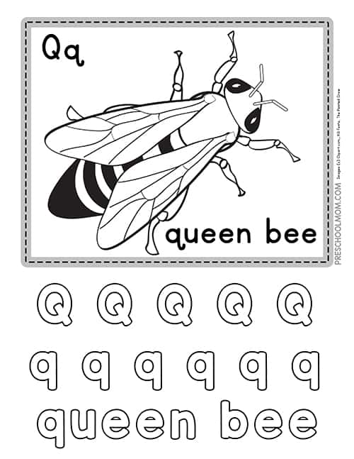 Alphabet bug worksheets