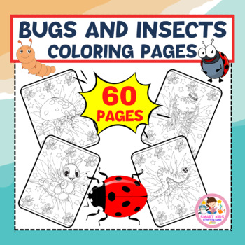 Bugs and insects coloring pages fun activity for kids made by teachers