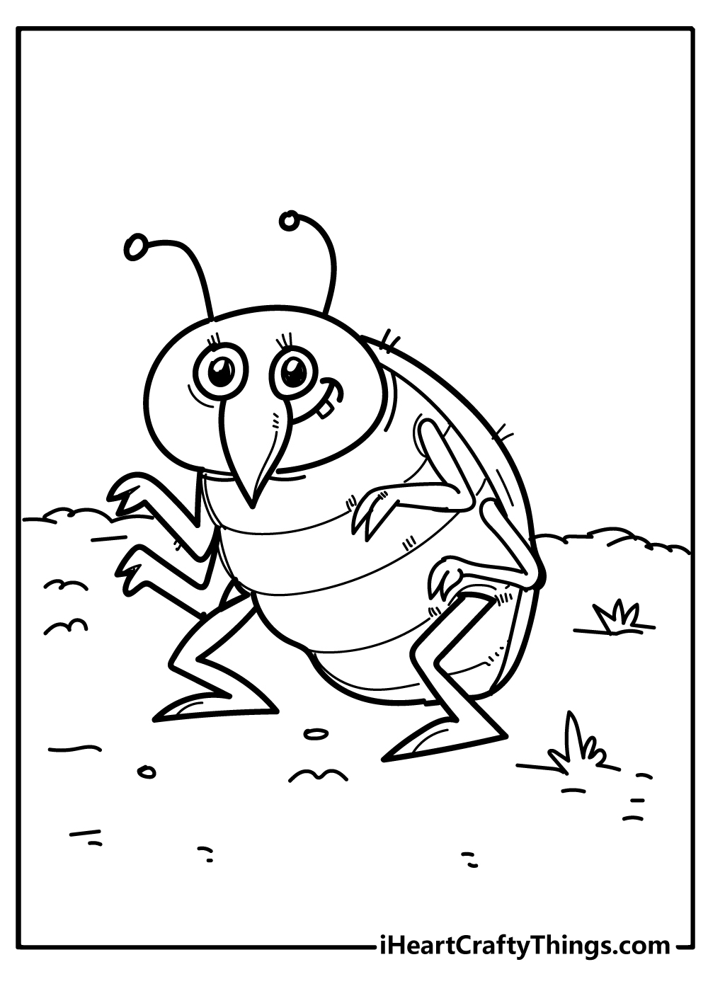 Bugs coloring pages free printables