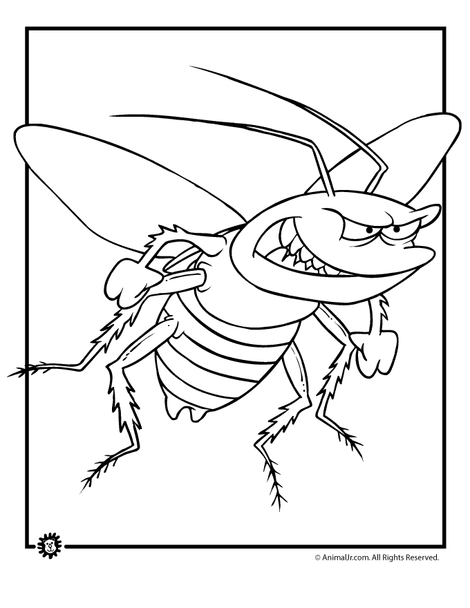 Bugs coloring pages woo jr kids activities childrens publishing