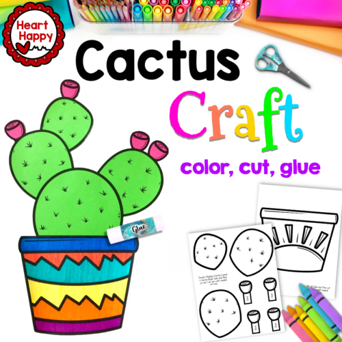 Cactus craft texas state symbols desert craft made by teachers