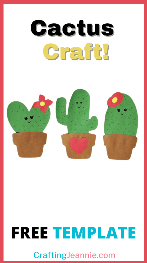 Cactus crafts free template