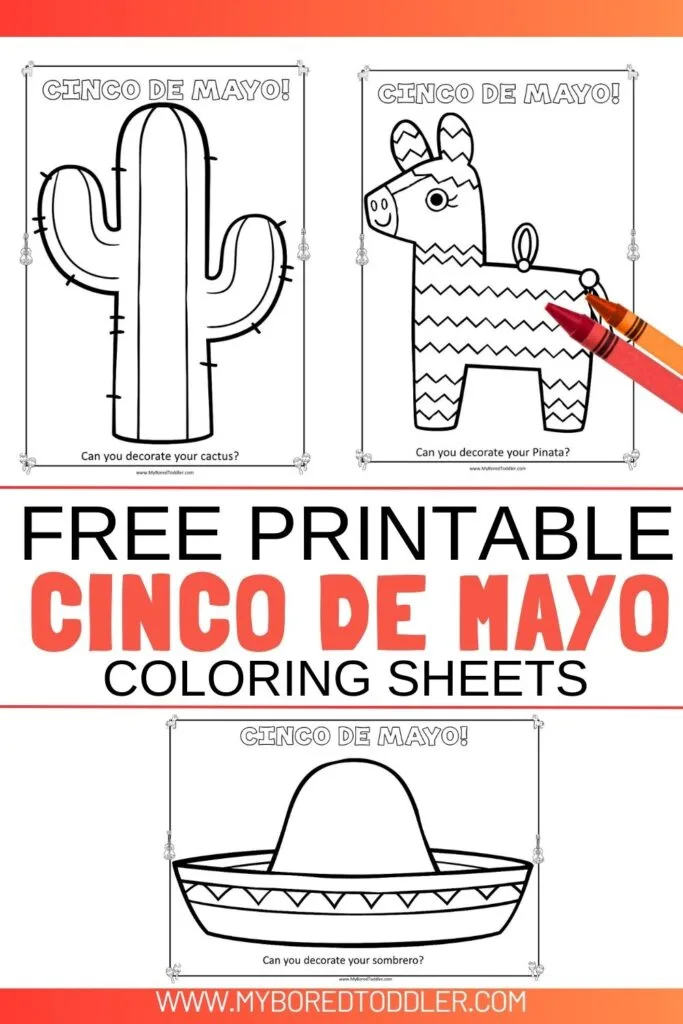 Free printable cinco de mayo coloring sheets for toddlers