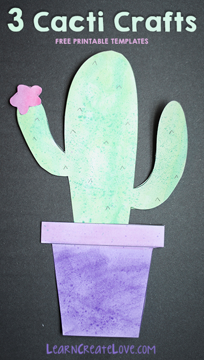 Cacti printable crafts