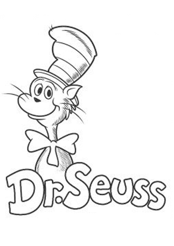 Coloring pages free printable dre seuss coloring pages for kids