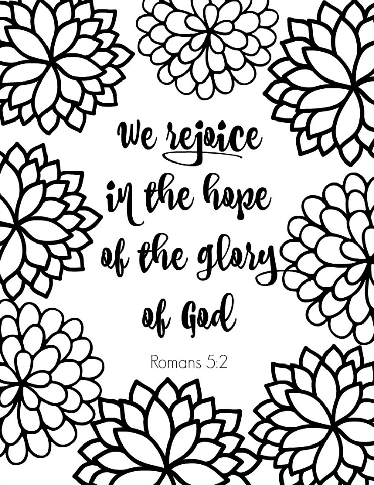 Free printable scripture verse coloring pages