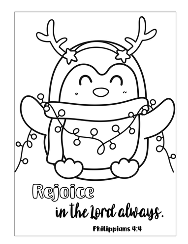 Free christian christmas coloring pages