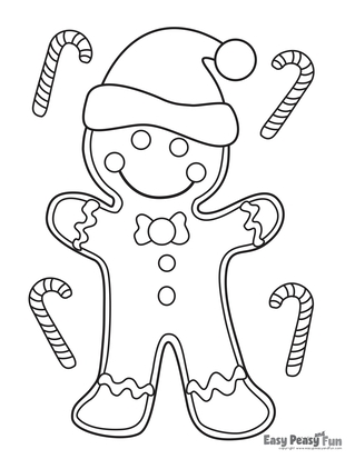 Printable christmas coloring pages