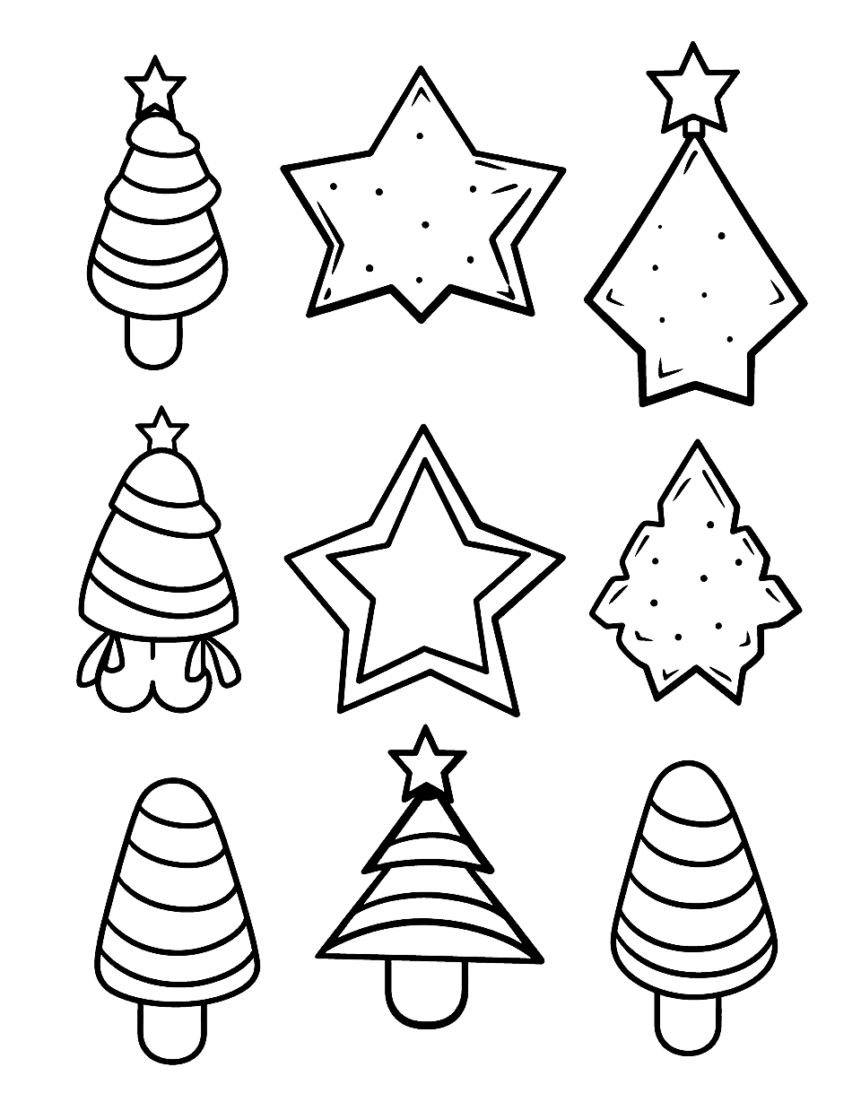 Christmas coloring pages free printable sheets