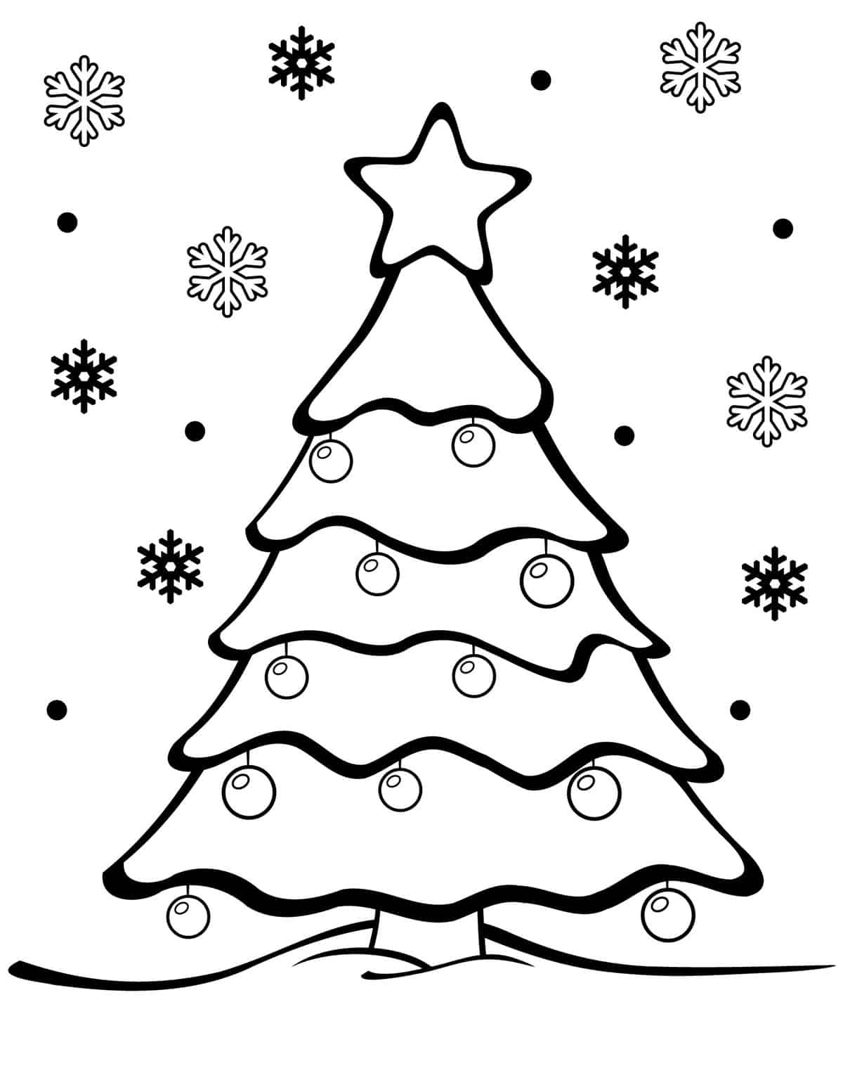 Free christmas coloring pages for kids