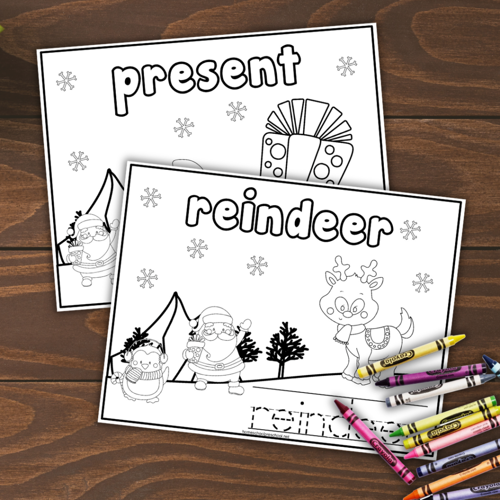 Fun christmas preschool coloring pages for holiday joy