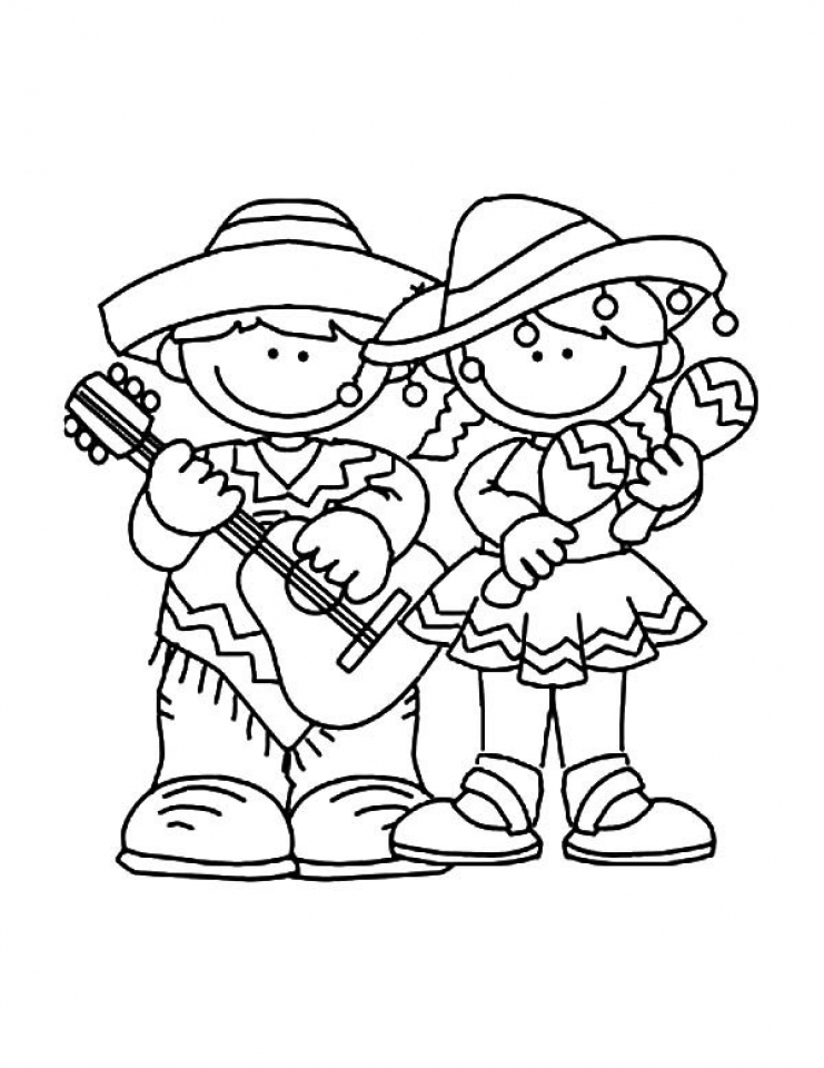 Get this cinco de mayo coloring pages free for children