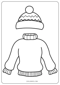 Free printable winter coloring pages for kids