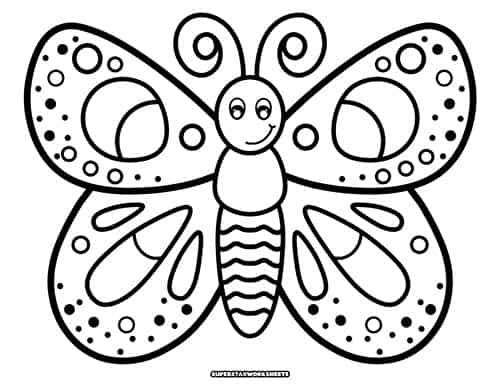 Butterfly coloring pages