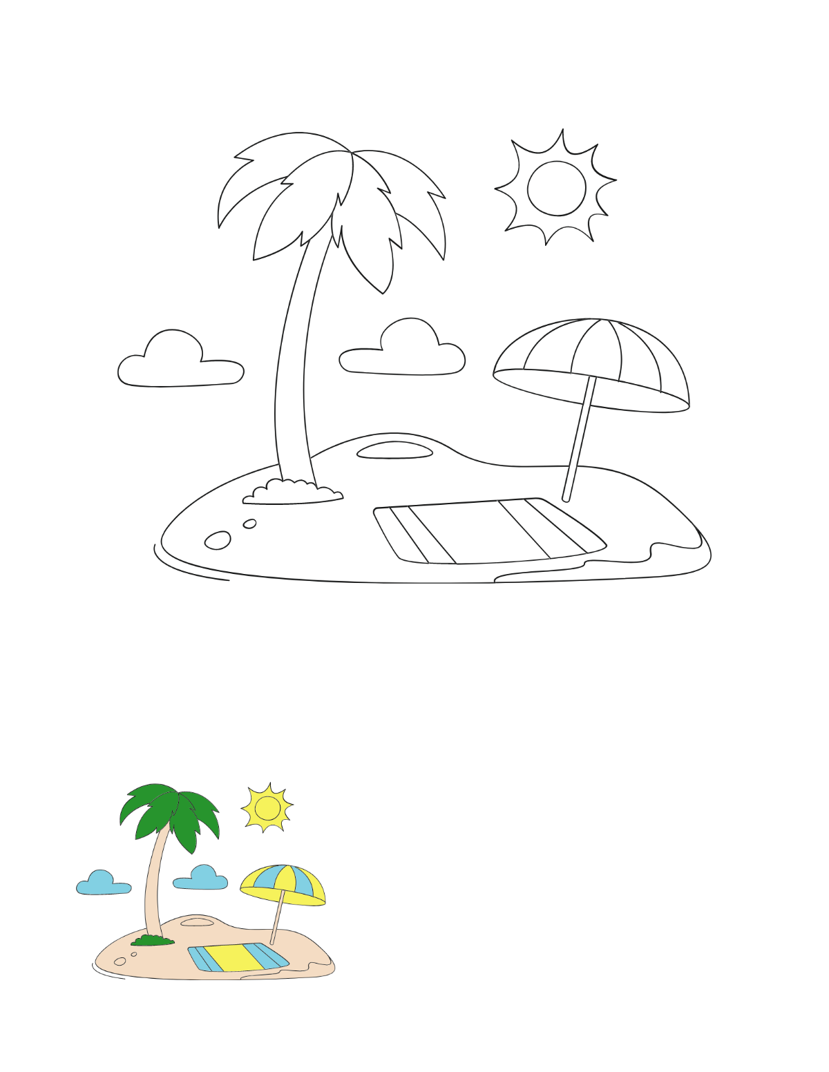 Free preschool coloring pages