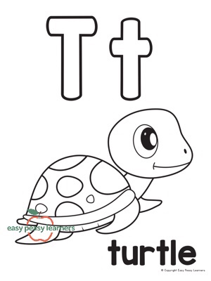 Alphabet coloring pages