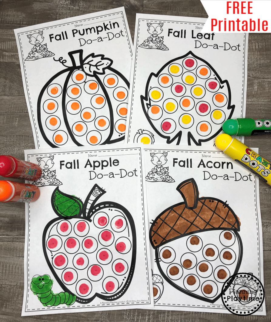 Fall coloring pages