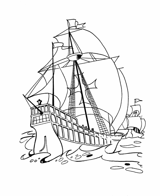 Columbus day printables and coloring pages