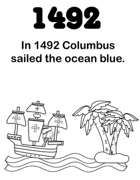 Columbus day coloring page by stacy white tpt