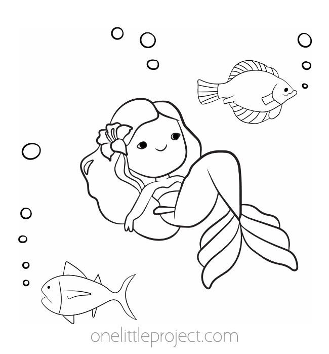 Free mermaid coloring pages printable mermaid coloring sheets