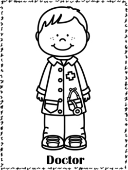 Munity helpers coloring pages by miss ps prek pups tpt