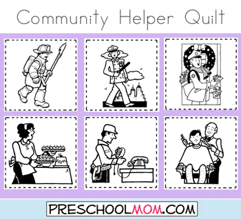 Munity helper preschool printables